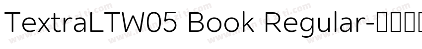 TextraLTW05 Book Regular字体转换